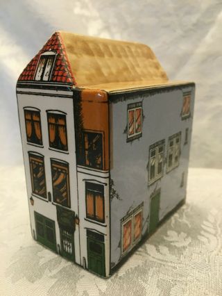 Vtg Holland Delft Blue Hand Painted Ceramic " Narrowest House Of Amsterdam " 11