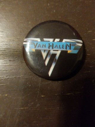 Van Halen Vintage 1978 World Concert Tour Button Pin Rare