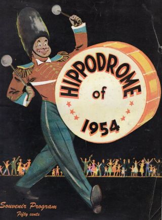 Hippodome Of 1954 Program With Louis Armstrong