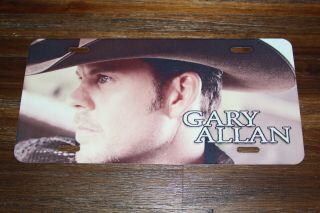 Gary Allan Color Photo Country Music License Plate 12 " X 6 " Aluminum
