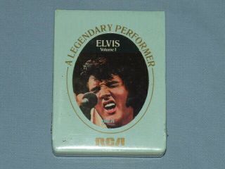 Elvis " A Legendary Performer Vol 1 " 8 Track Tape W/original Slip Cover