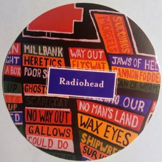 Radiohead " Hail To The Thief " Promo Sticker 2003