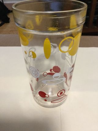 Vintage Set Of 6 Drinking / Juice Glasses 6 - Inch