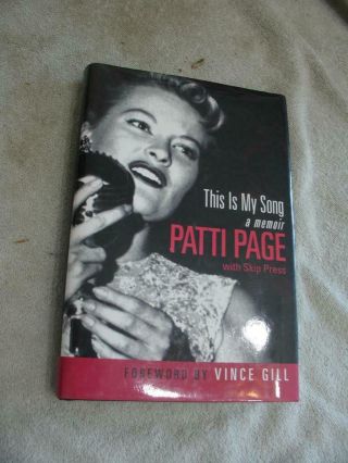 This Is My Song By Patti Page Signed