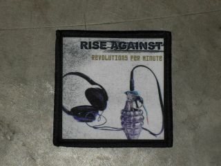 Rise Against Silk Screen Patches