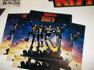 Kiss Destroyer Promo Casablanca Records Lp Sticker 1976 5 " X 5 "