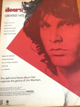 The Doors Billboard Ads (2) 1978&1980
