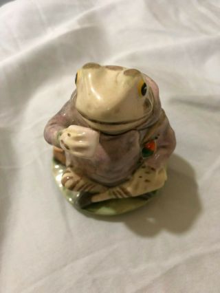 Vintage Beatrix Potter Frog Figurine Mr Jeremy Fisher