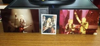 Judas Priest - Three (3) Color Photographs - Two (2) 4x6 And One (1) 2 1/4 X 3 1/4