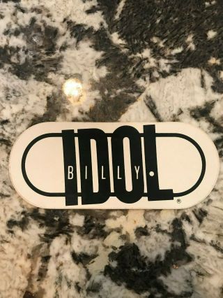 Bumper Sticker " Billy Idol " 101 Wrif Detroit Mi 1980 