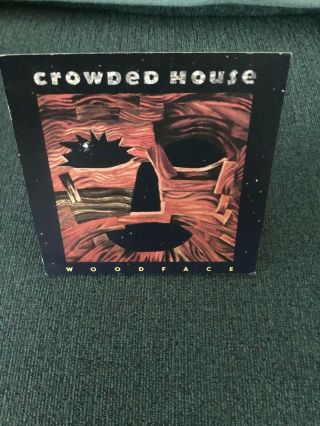 Crowded House Woodface Record Store Promo Sign
