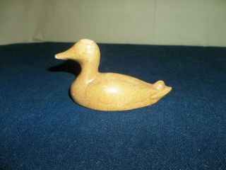 Htf Vintage Bybee Art Pottery Duck 4 3/4 "
