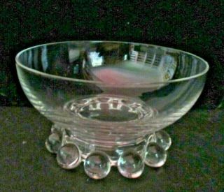 6 Vintage Imperial Candlewick Dessert Sherbet Bowl Cups Low Foot