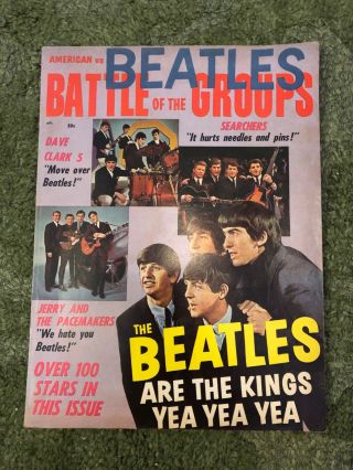 American Vs Beatles Battle Of The Groups 1964 Vol.  1,  No.  1 Rare