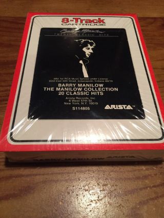 Barry Manilow/20 Classic Hits - 1985 Arista Records 8 Track Tape