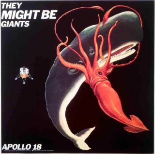 They Might Be Giants " Apollo 18 " 1992 Us Promo 12 X 12 Album Poster Flat