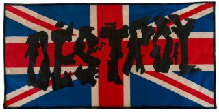 Seditionaries DESTROY Sew - on Patch Punk Rocker 1977 TARTAN Union Jack 5