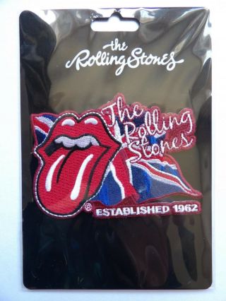The Rolling Stones - Union Jack Tongue Iron On Patch
