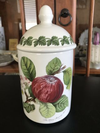 Storage Jar Pomona Portmerion The Hoary Morning Apple Made In England