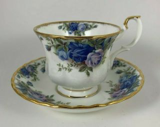 1 Royal Albert Moonlight Rose Tea Cup & Saucer Bone China England