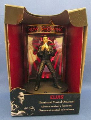 Elvis Presley Illuminated Musical Ornament Plays " That 