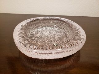 Mid Century 7.  5 " Cut Lead Crystal Ashtray Or Candy Dish Made In Germany Xlnt