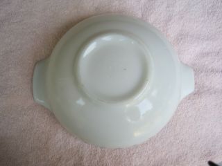 Vintage 2 1/2 Qt.  Blue Garland Snowflake Pyrex 443 Cinderella Nesting Bowl 4