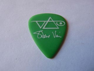 Steve Vai Green Vintage Concert Tour Issued Guitar Pick