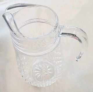 Vintage Glass Pitcher " Clear " Anchor Hocking? C