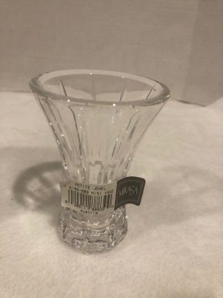 Miniature Crystal Vase in Prisma by Mikasa Austria,  Mini Vase 4” Tall 4