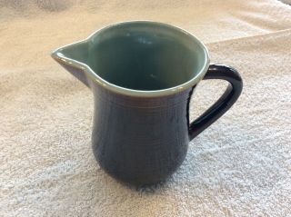 Vintage Red Wing Pottery Village Green 4.  75 Tall Pitcher