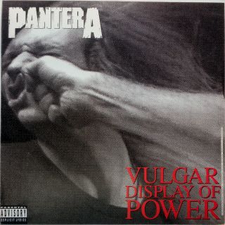 Pantera " Vulgar Display Of Power " 1992 Us Promo 12 X 12 Album Poster Flat