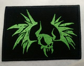 Metallica Embroidered Patch Iron/sew On Winged Horned Skull Usa Seller