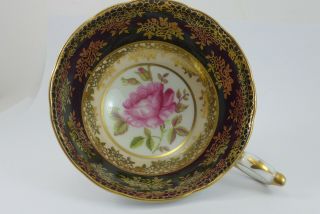Paragon Tea Cup Only - Black Gold Rose