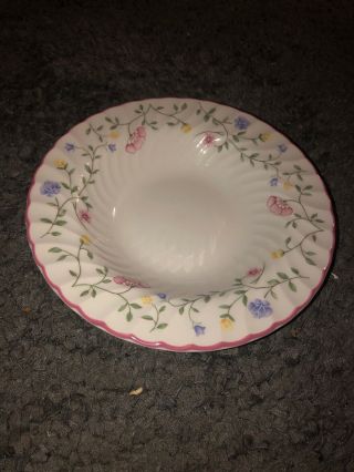 Johnson Brothers Bros Summer Chintz Rimmed Soup Bowl England Retired