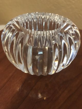 Waterford Cut Crystal Glass Tea Light Votive Candle Holder