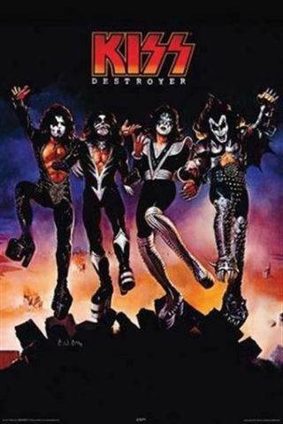 Kiss Poster Destroyer Band Shot