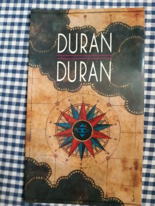Duran Duran 1984 Seven And The Ragged Tiger Tour Program W/ Poster V.  Good