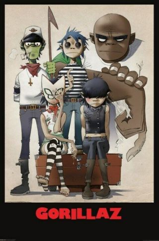 Gorillaz Poster Band Characters The