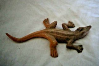 Pottery Lizard Gecko Barbados Clay unglazed 8 