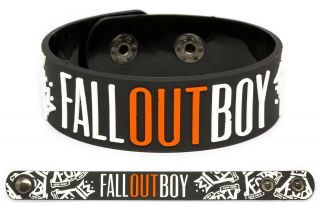 Fall Out Boy Wristband Rubber Bracelet