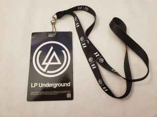 Linkin Park Underground 11 Lanyard And Lenticular Placard