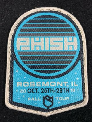Phish Patch Fall Tour 2018 Rosemont Il Illinois