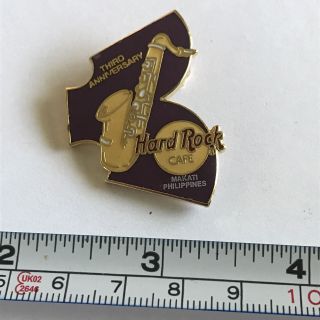 Hard Rock Cafe Pin - Makati Philippines 3rd Anniversary 2
