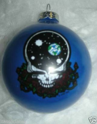 Grateful Dead Space Your Face Limited Edition Ornament 1996 Blue