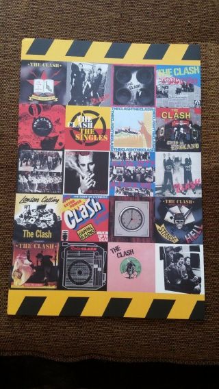 The Clash,  Promo Poster Of The Singles; 12 " X 18 "
