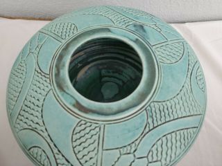 Turquoise Pottery Bowl 10 