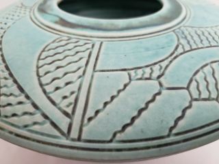 Turquoise Pottery Bowl 10 