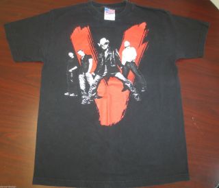 ☆original U2 Vertigo 2005 1st Leg W/dates Tour Shirt Medium Concert Design