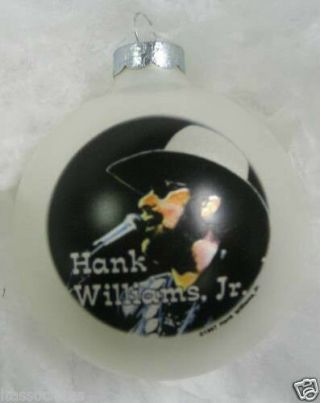 Hank Williams,  Jr.  Limited Edition Collectible Ornament 1997